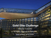 Marriott Bonvoy Gold Elite Challenge - 8 Nights Stay To Platinum until 2028