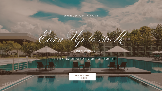 World of Hyatt Fall 2026 Promotion: Earn Up to 36,000 Bonus Points
