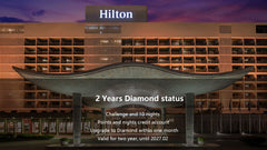 Hilton Honors 2 years Diamond Membership — Till 03.2027