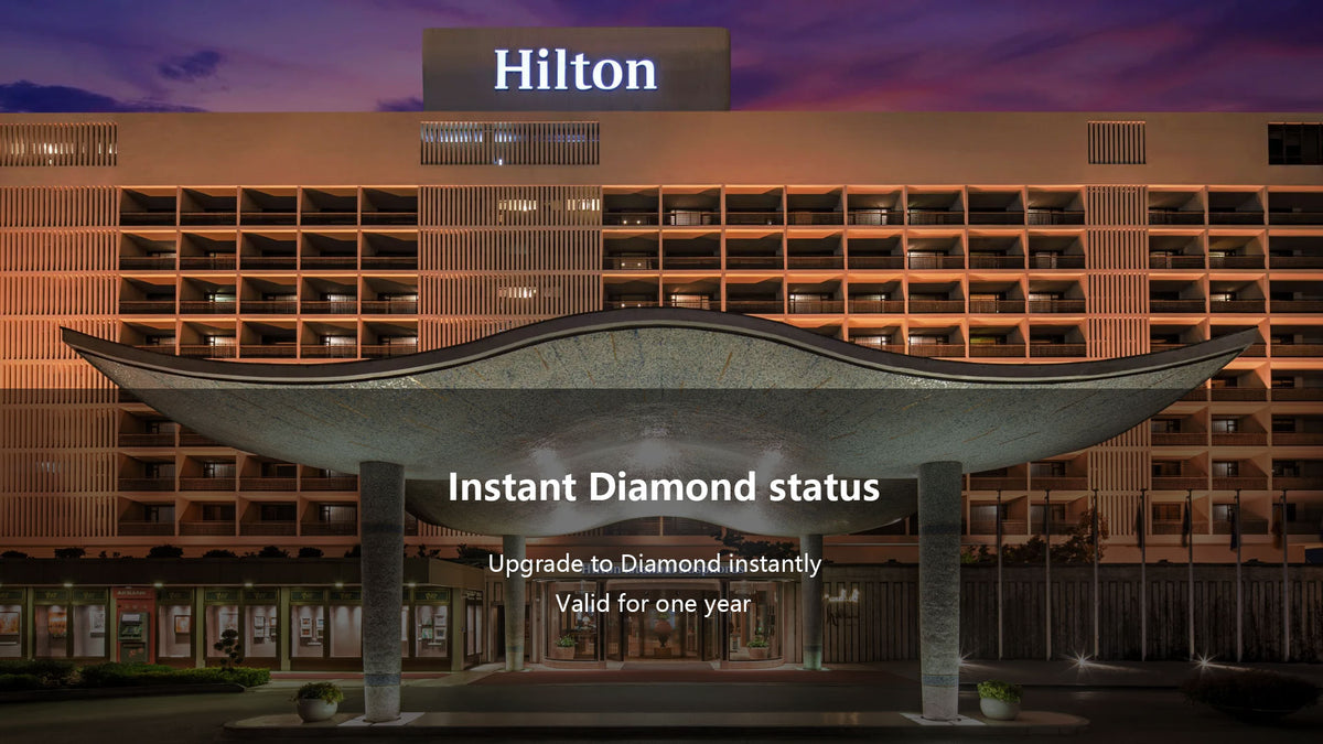 Hilton ehrt 1 Jahr Instant Diamond -Mitgliedschaft