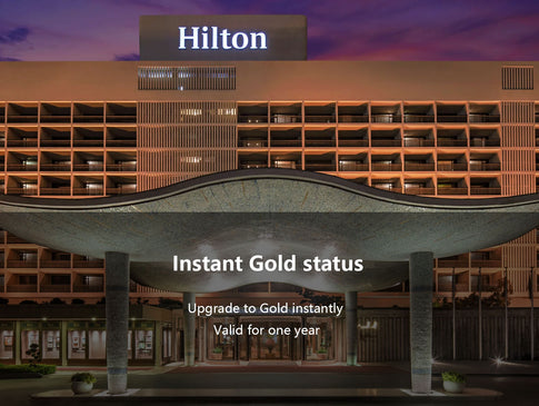 Hilton Honors 1 Year Instant Gold Membership