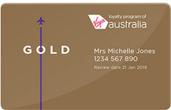 Virgin Australia VELOCITY GOLD MODAN