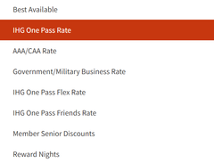 IHG One Pass Rate - Plus One